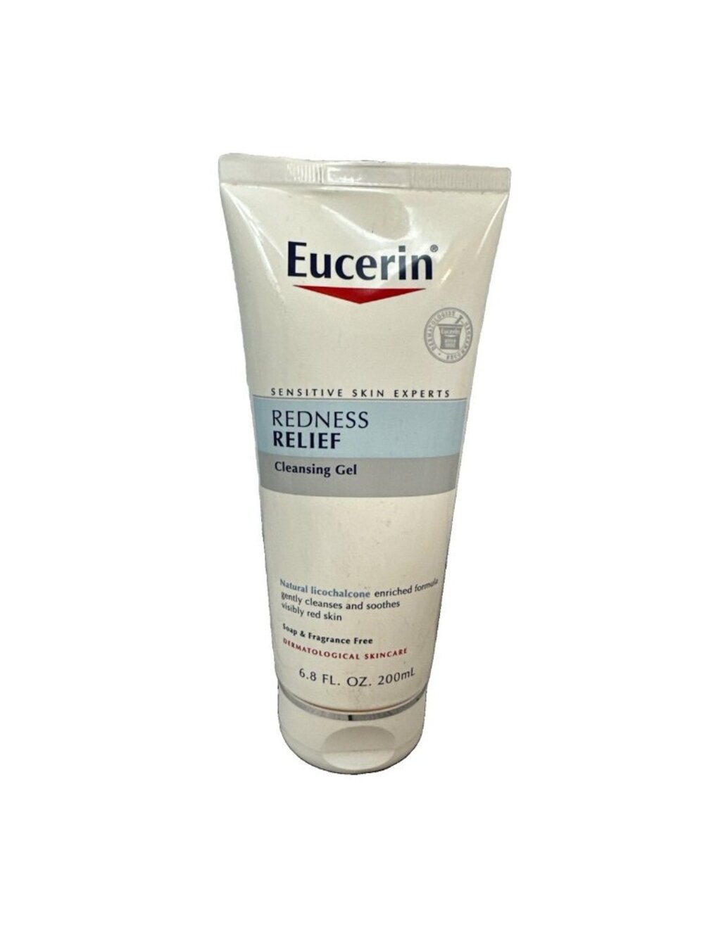 Eucerin Redness Relief Cleansing Gel Fragrance Free Sensitive Skin 6.8oz Tube